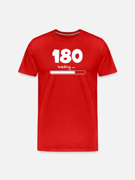 Dart-180-loading - Men's Premium Organic T-Shirt - red
