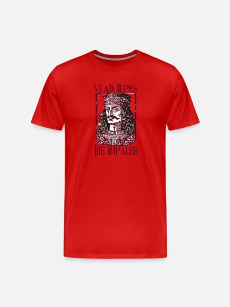 Vlad Tepes l’Empaleur - T-shirt bio Premium Homme - rouge