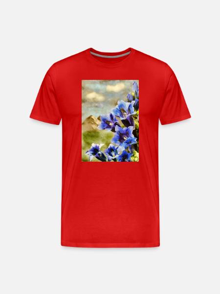 Enzian_DAP_Beliard_8 - Männer Premium Bio T-Shirt - Rot