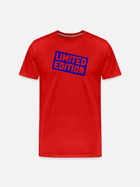 Limitierte Sternedition Druck - Männer Premium Bio T-Shirt - Rot