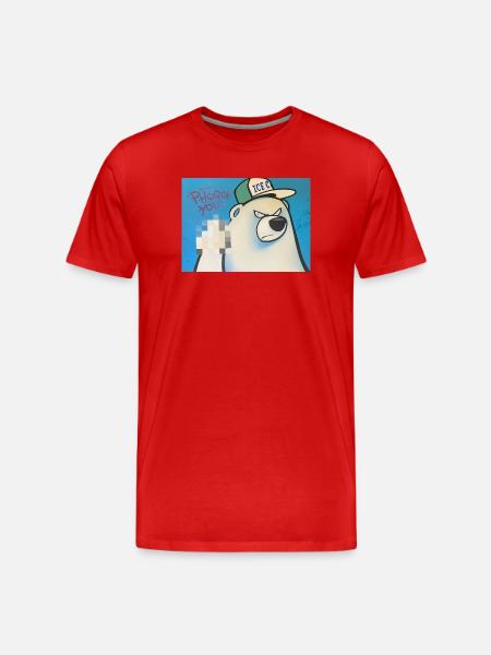 phoque You - T-shirt bio Premium Homme - rouge