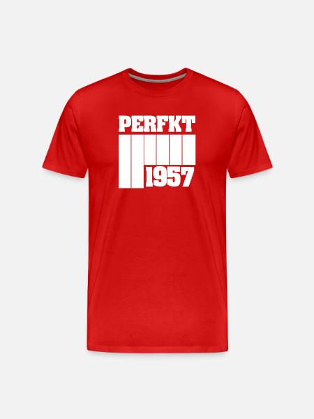 1957 - Männer Premium Bio T-Shirt - Rot