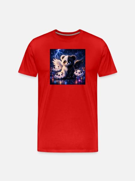 Echo Panda – Double Édition Esprit - T-shirt bio Premium Homme - rouge