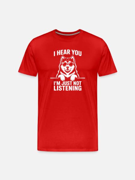 Alaskan Malamute Sayings Alaskan Malamute Gift - Men's Premium Organic T-Shirt - red