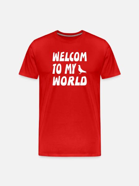 Doves - Men's Premium Organic T-Shirt - red