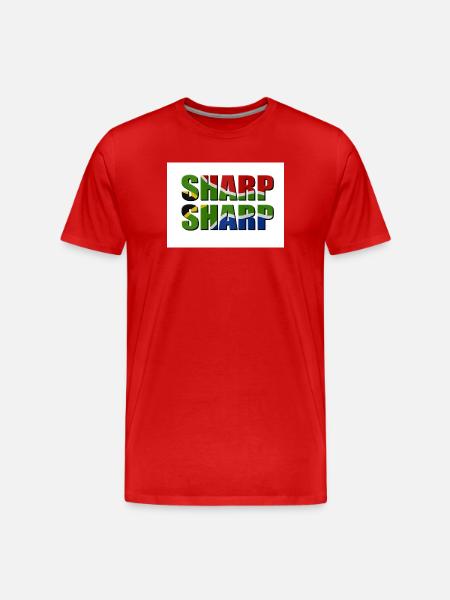 Sharp sharp - Men's Premium Organic T-Shirt - red