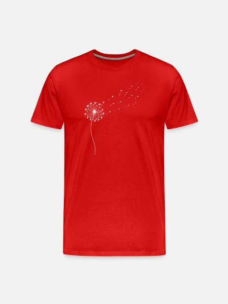 Pissenlit - T-shirt bio Premium Homme - rouge