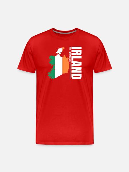 Ireland Emigrate - Men's Premium Organic T-Shirt - red