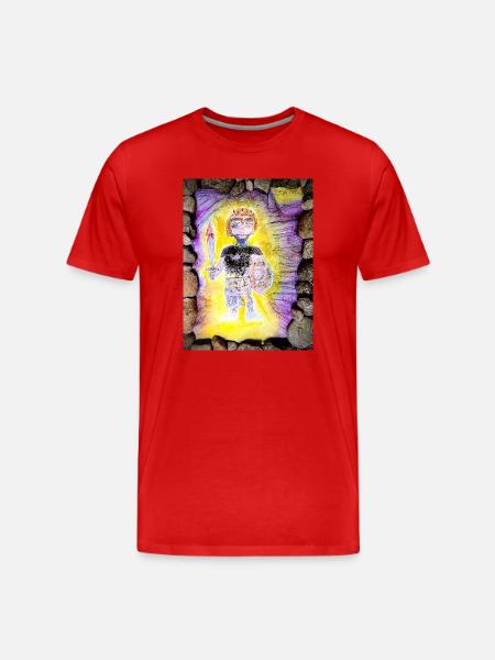 Finde Jesus von Eunice Ahiale - Men's Premium Organic T-Shirt - red