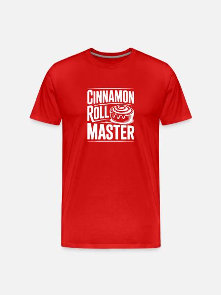 Cinnamon Roll Master - Men's Premium Organic T-Shirt - red