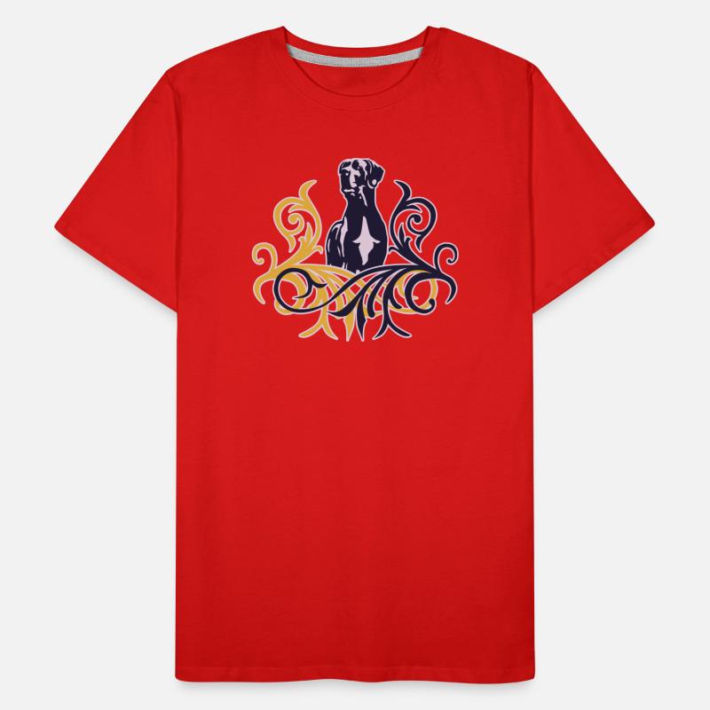 Duitse doggen T-shirt bio Premium Homme