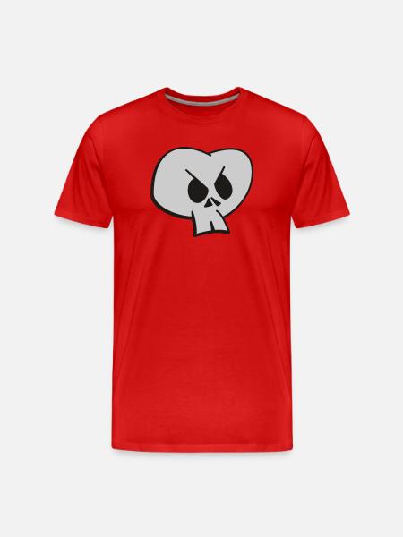 Crâne - T-shirt bio Premium Homme - rouge