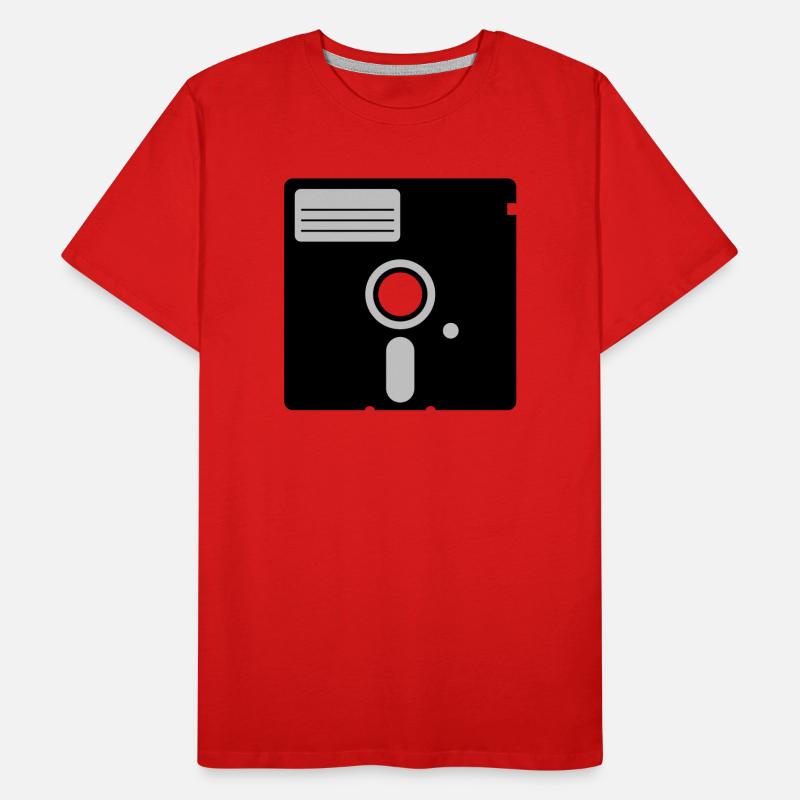 retro floppy disk Men's Premium Organic T-Shirt