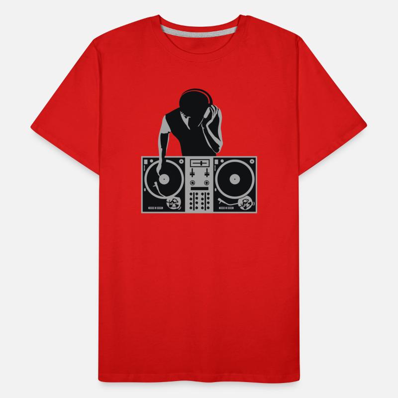 dj - deejay T-shirt bio Premium Homme