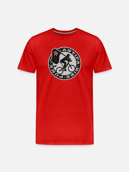 bike punks - Men's Premium Organic T-Shirt - red