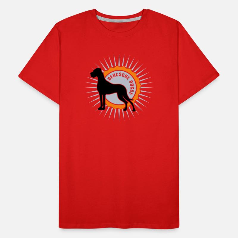 Dogue allemand scénario stellaire T-shirt bio Premium Homme