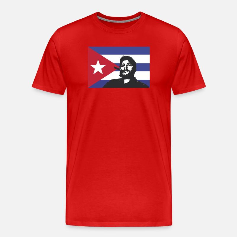 Che Guevara - Männer Premium Bio T-Shirt - Rot