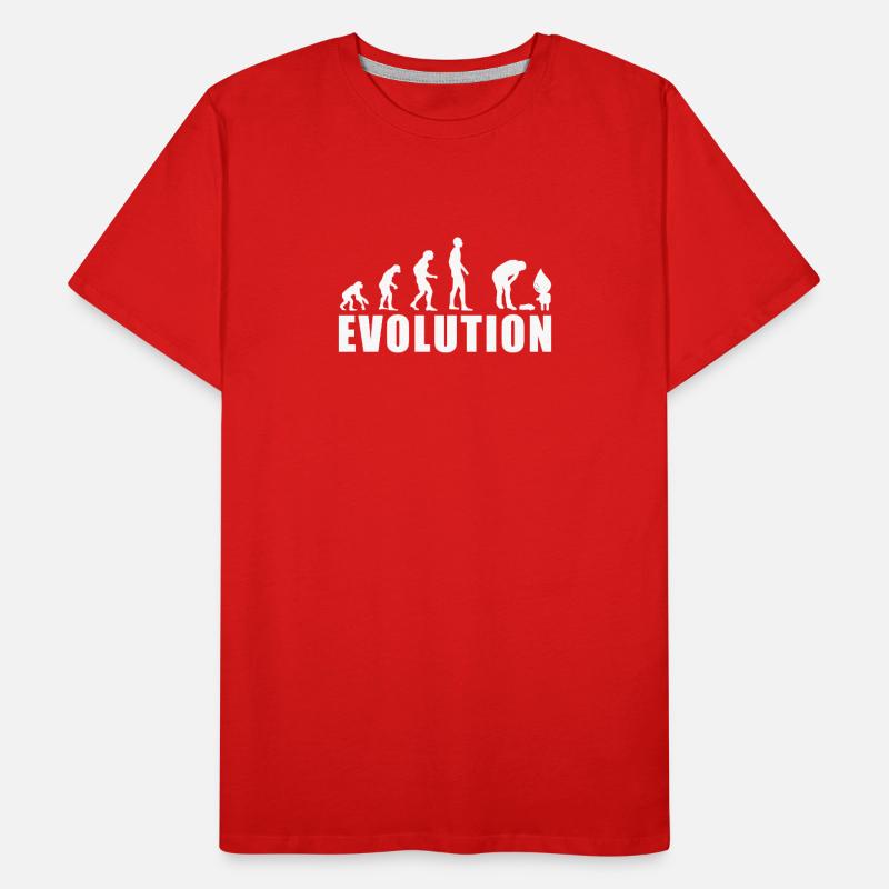 EVOLUTION KOTZE Geschenk Männer Premium Bio T-Shirt