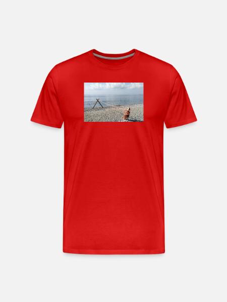 Meeresseil auf See - Männer Premium Bio T-Shirt - Rot