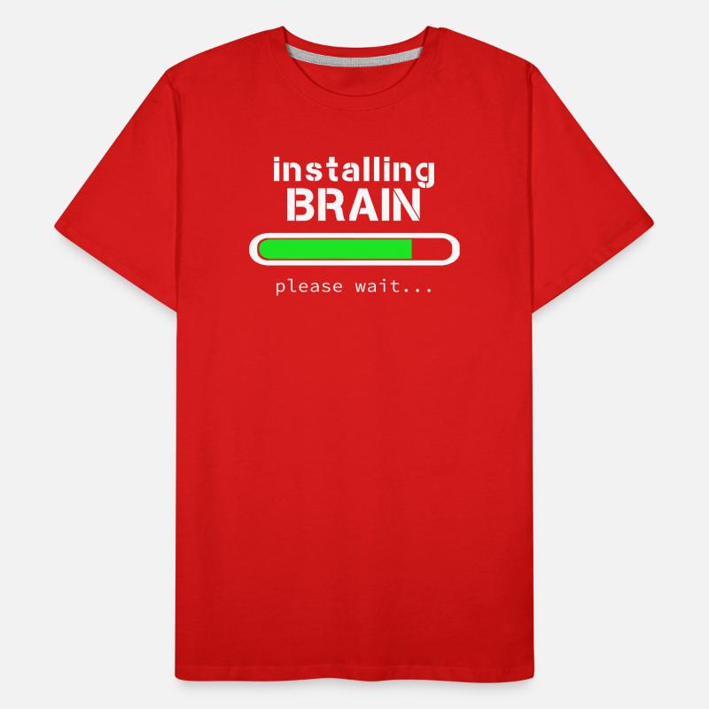 Installing Brain T-shirt bio Premium Homme