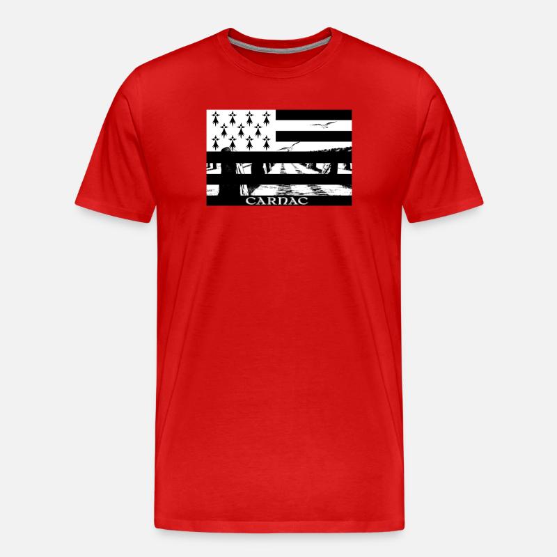 CARNAC - Männer Premium Bio T-Shirt - Rot