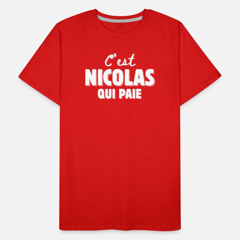 Nicholas. First name Nicolas Men's Premium Organic T-Shirt