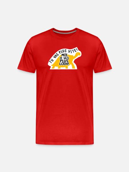funny_humor_sarcasm_sticker_camping_car_van_ - Men's Premium Organic T-Shirt - red