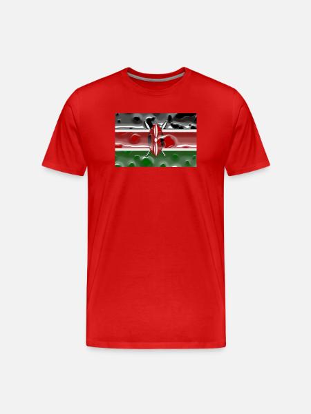 Kenya Kenya - T-shirt bio Premium Homme - rouge