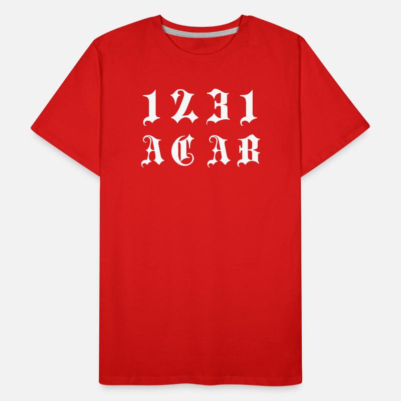 Gothic Monogram 1231 Men's Premium Organic T-Shirt