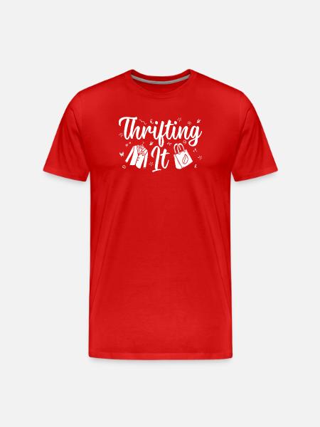 Thrift Shop Thrifting It Love Thrifting - Men's Premium Organic T-Shirt - red