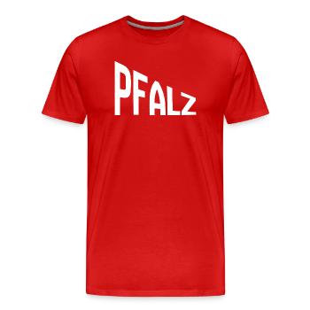 Palatinat - T-shirt bio Premium Homme - rouge - Devant - Damien (186cm)