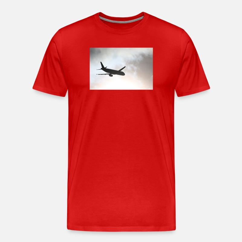 Das Phantom am Himmel - Männer Premium Bio T-Shirt - Rot