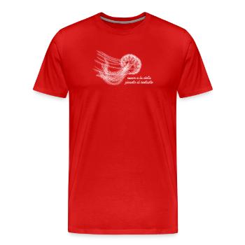 Medusa Elegante – Suave solo a la Vista - Men's Premium Organic T-Shirt - red - Front - Damien (186cm)