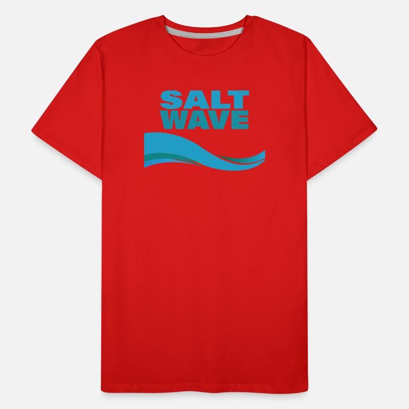SALT WAVE Men's Premium Organic T-Shirt