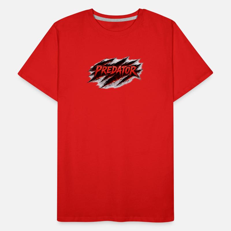 Style rétro Predator Scratch T-shirt bio Premium Homme