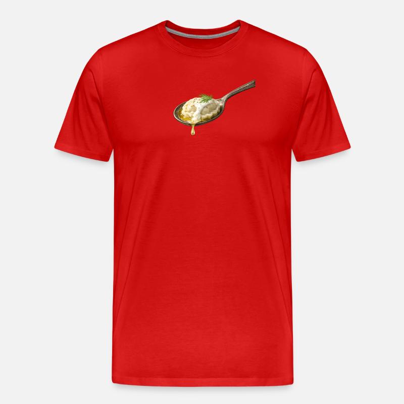 Pelmeni - Männer Premium Bio T-Shirt - Rot