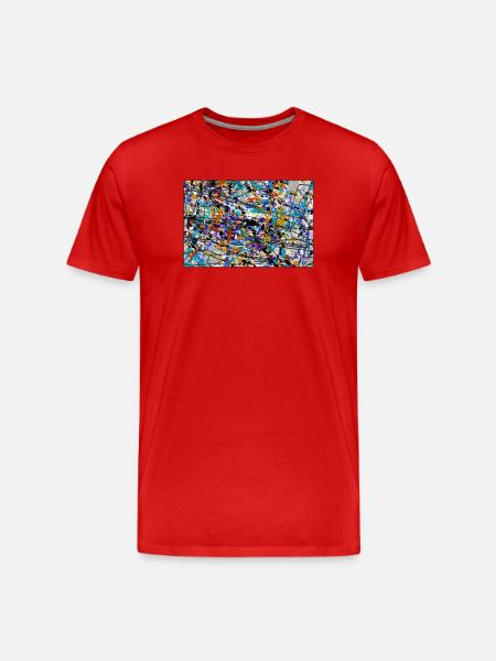 jschrjagjploeshroj - Men's Premium Organic T-Shirt - red