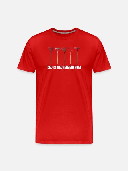 CEO of Rechenzentrum Leiter - Männer Premium Bio T-Shirt - Rot