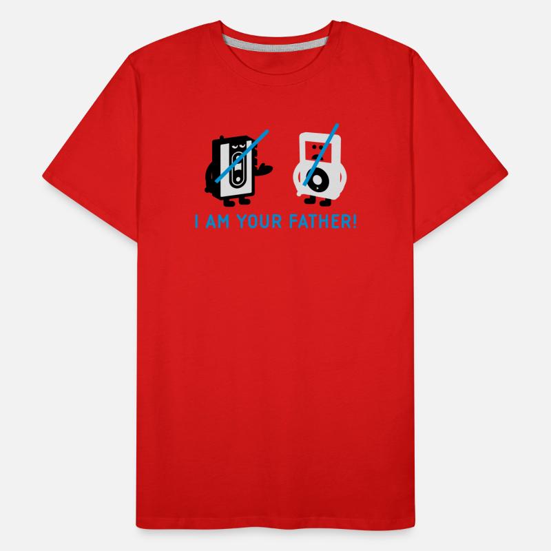 darth vader vs pod Men's Premium Organic T-Shirt