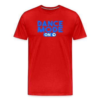 Dance Fashion On - Men's Premium Organic T-Shirt - red - Front - Damien (186cm)