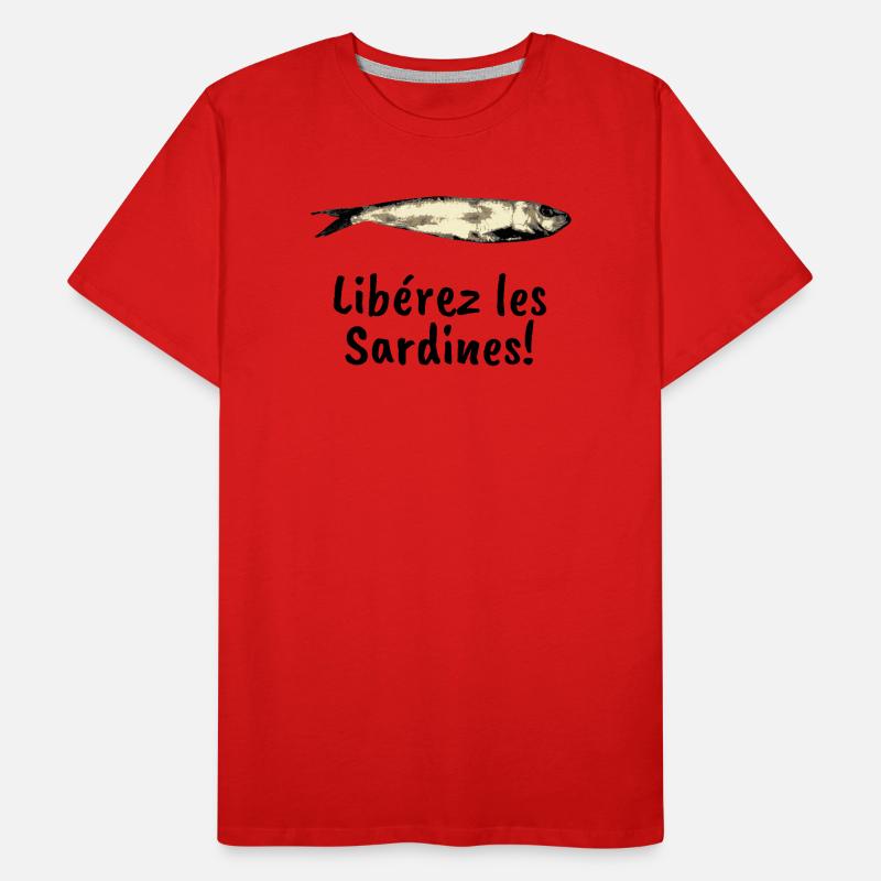 Liberez les sardines T-shirt bio Premium Homme
