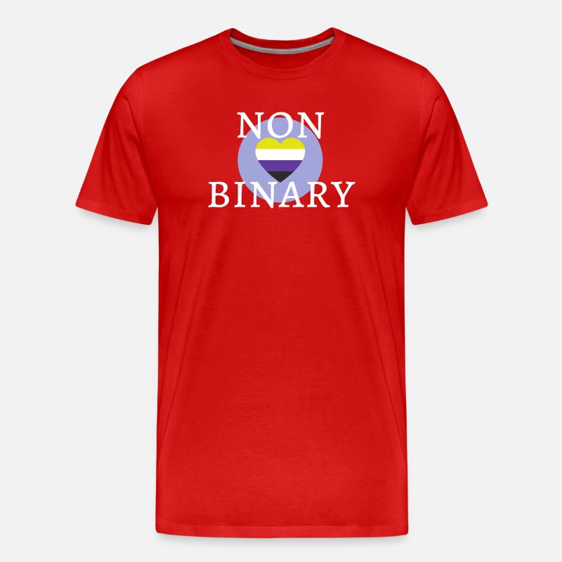 Geschlechtsneutral JA! - Männer Premium Bio T-Shirt - Rot