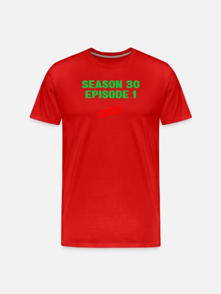 30e anniversaire drôle - T-shirt bio Premium Homme - rouge