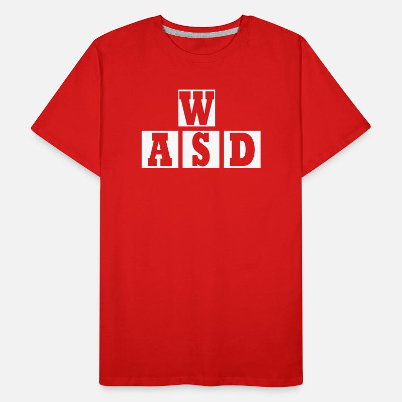 W A S D Men's Premium Organic T-Shirt