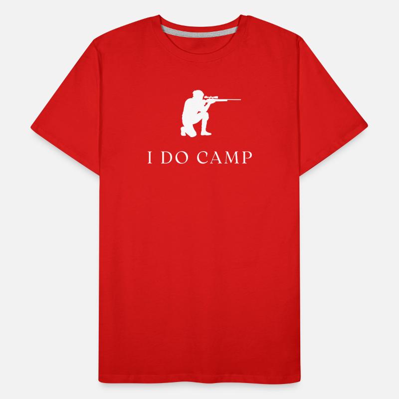 I Do Camp Tactical Gaming Humor Statement Men's Premium Organic T-Shirt