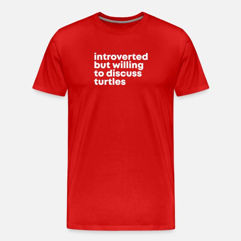 Schildkröte - Männer Premium Bio T-Shirt - Rot