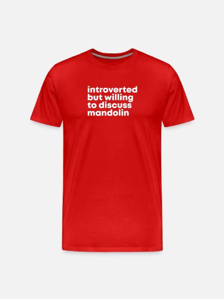 Mandoline - T-shirt bio Premium Homme - rouge