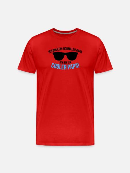 I'm a cool dad saying - Men's Premium Organic T-Shirt - red