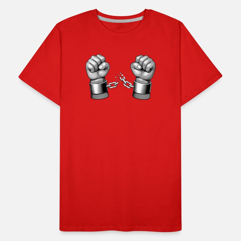 BE FREE [Black & White] T-shirt bio Premium Homme