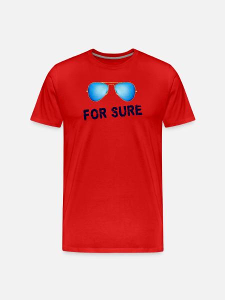 for sure - T-shirt bio Premium Homme - rouge